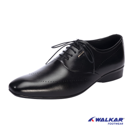 WALKAR MEN'S DRESS LEATHER SHOE BLACK-815401003