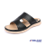 WALKAR LADIES SANDAL BLACK- 650400002