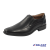 MENS CASUAL LEATHER SHOE-BLACK-855401407